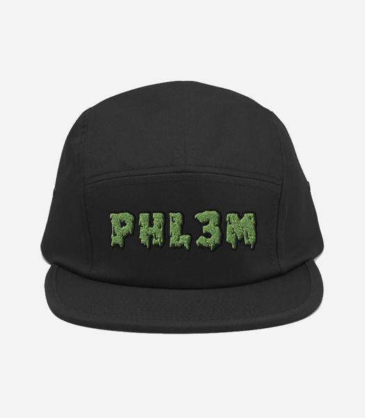 Embroidered PHL3M 5 Panel (Black)